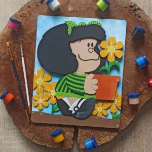 Fanart Mafalda Flor Amarilla